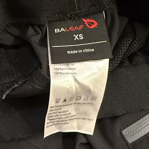 Baleaf Black XS Jogger Pants - Picture 2 of 7